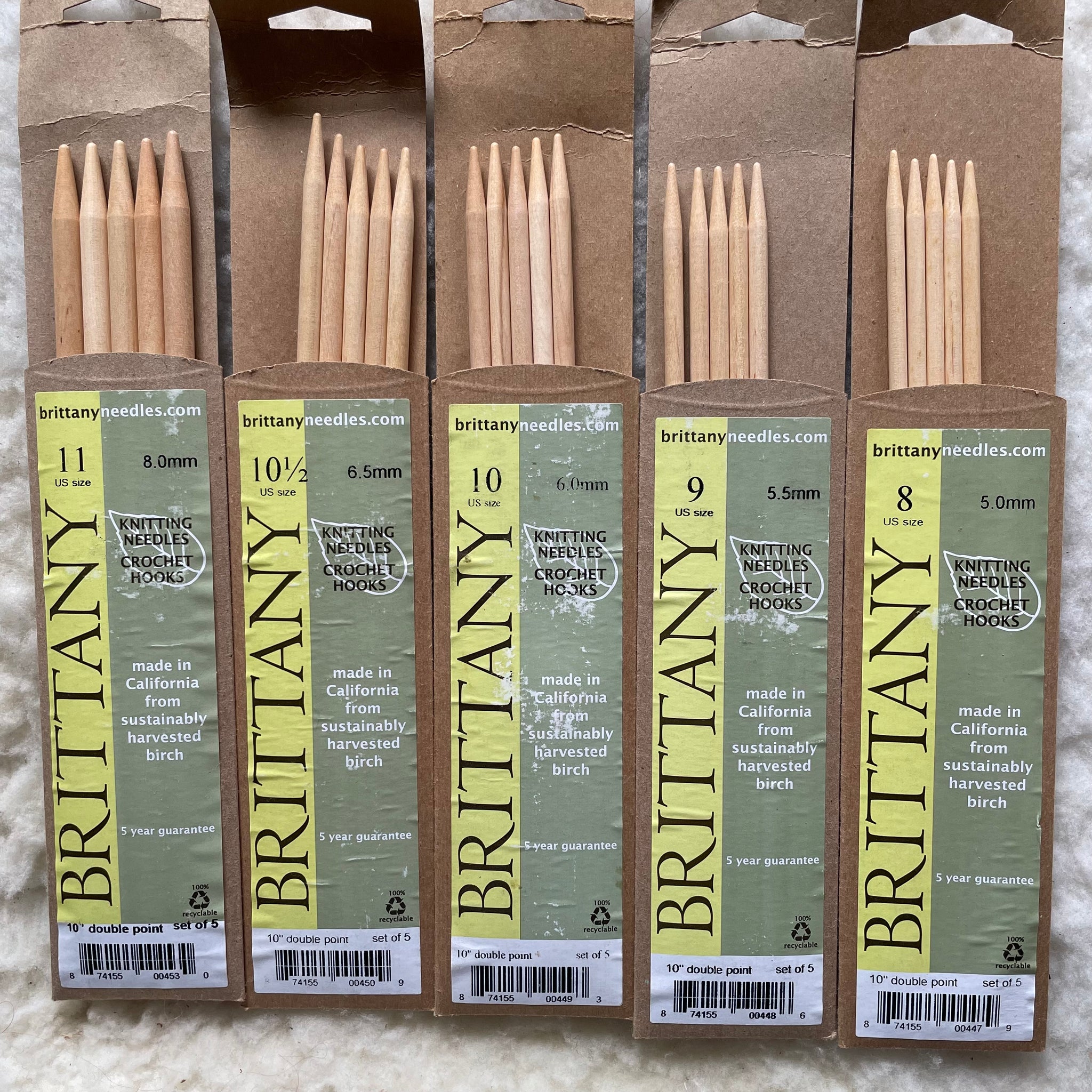 10 Inch Brittany Single Point Knitting Needles